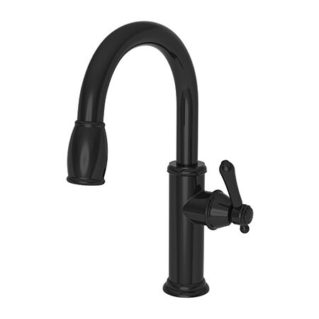 Newport Brass Prep/Bar Pull Down Faucet in Gloss Black 1030-5223/54